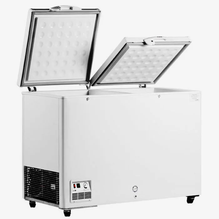Freezer horizontal de duas tampas